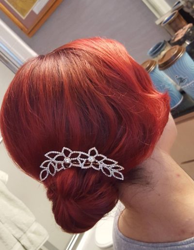 Red Updo - Friseur Friseurstudio Hair & Flair Diana